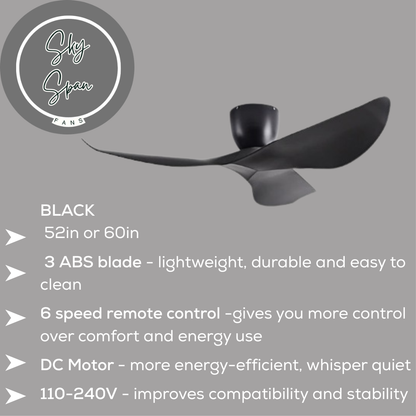 SkySpan Fans - Stylish and modern indoor & outdoor ceiling fans 52"/60"